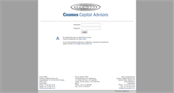Desktop Screenshot of cosmoscapital.com